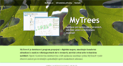Desktop Screenshot of mytrees.cz